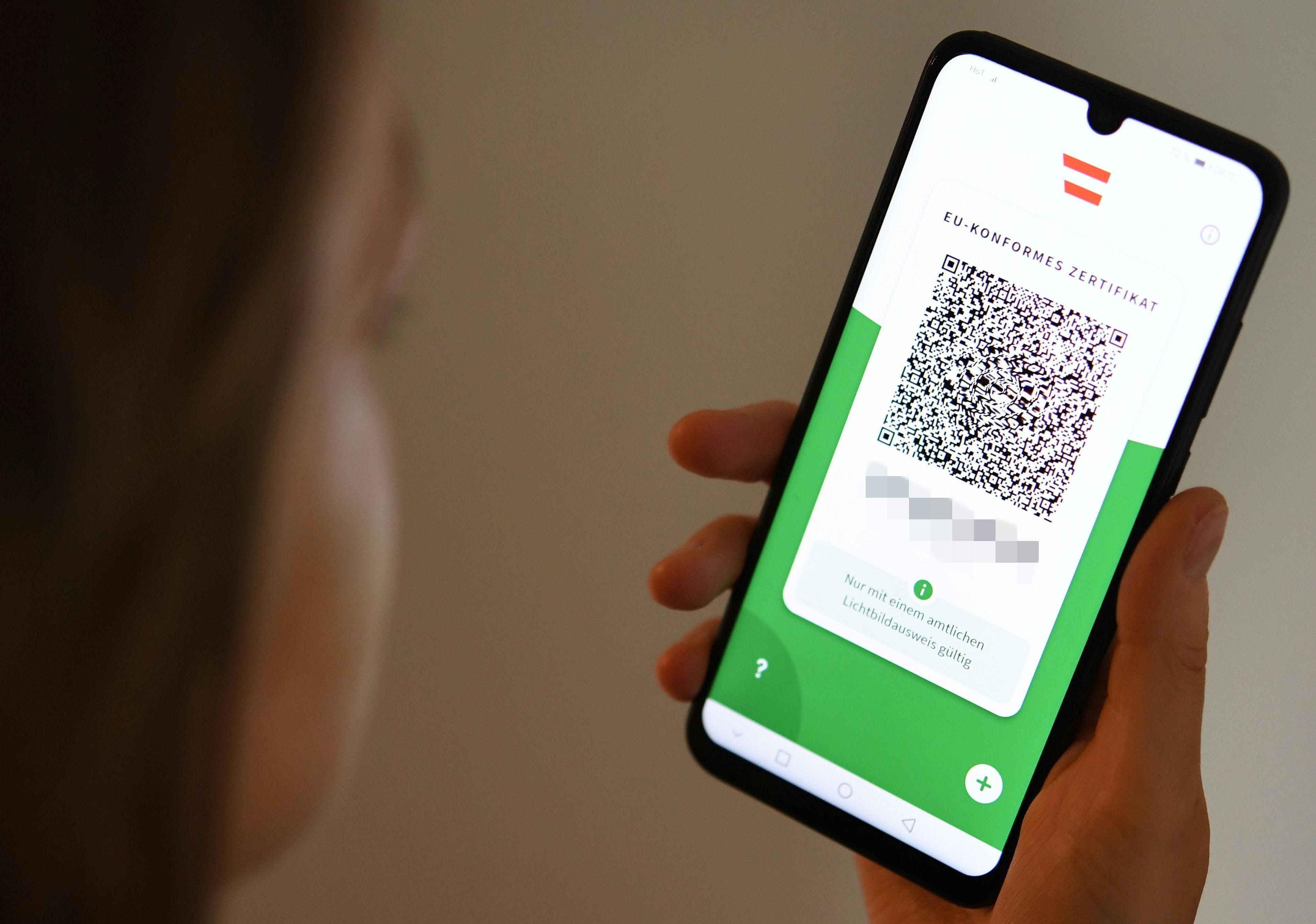 Der "Grüne Pass" gilt ab Montag kürzer.