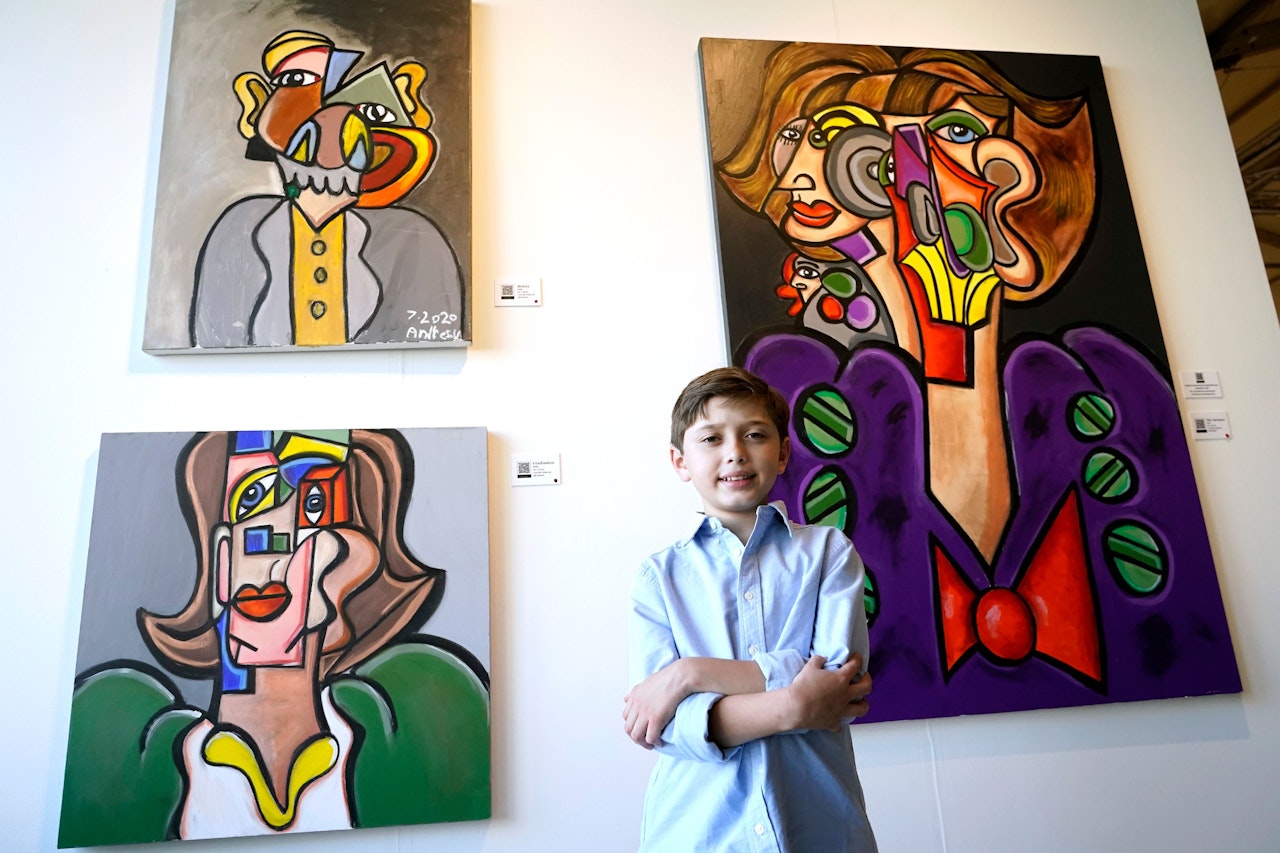 Heute.at - Bub (10) verkauft seine Kunst an Hollywood-Stars