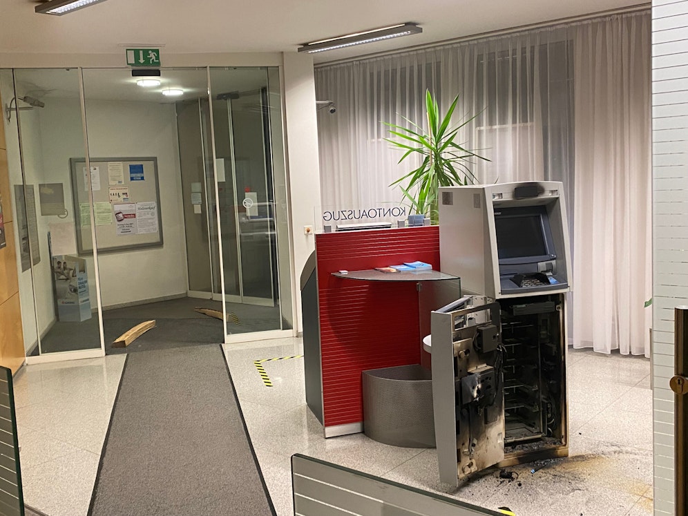 Bankomat-Aufschneider Hadres