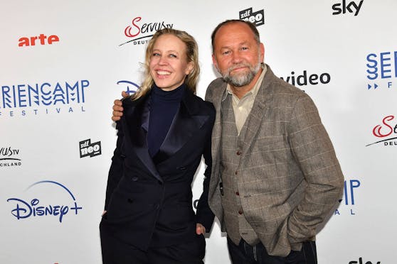 Nina Proll und Regisseur Uli Bree bei der Premiere der Comedy-Serie "Aus die Maus".