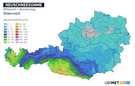 Neuschnee Mittwoch + Donnerstag