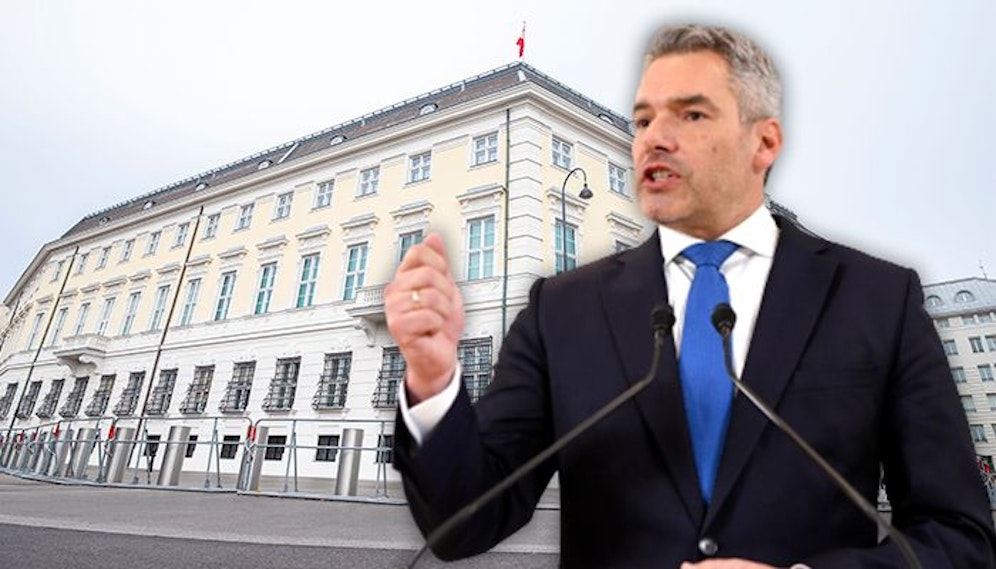 Karl Nehammer lädt morgen zum Gipfel ins Kanzleramt.