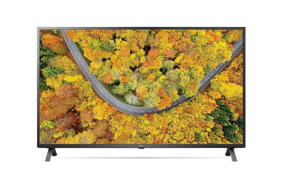 Unter den Hofer "Technik-Highlights für Weihnachten 2021" gibt es auch einen LG-Fernseher.