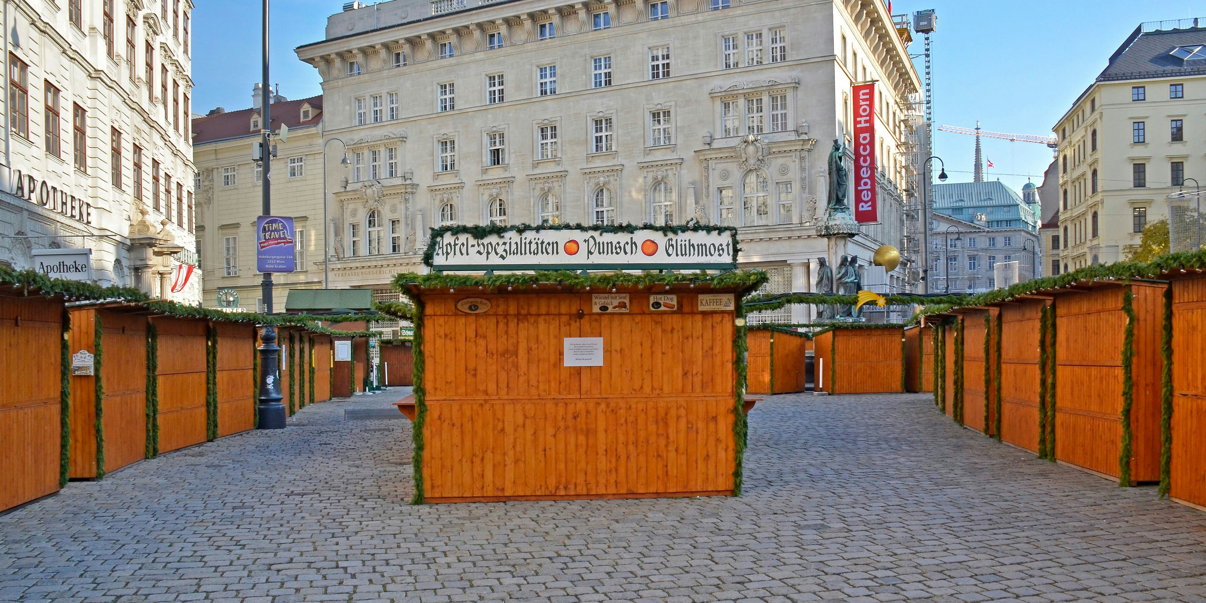 Vierter Lockdown in Wien: Am Montag dürfen die Weihnachtsmärkte mit strengen Regeln öffnen.
