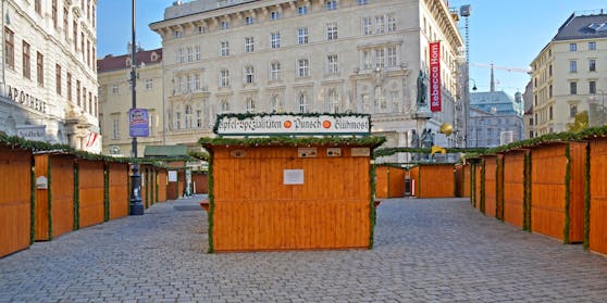 Vierter Lockdown in Wien: Am Montag dürfen die Weihnachtsmärkte mit strengen Regeln öffnen.
