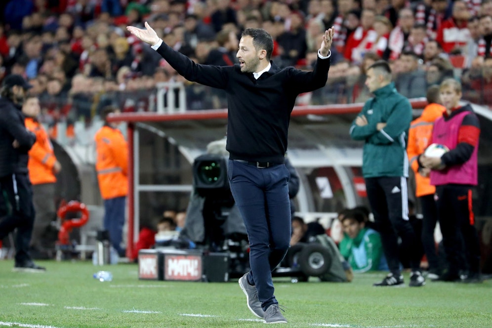 Domenico Tedesco als Spartak-Trainer