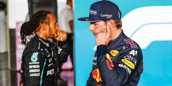 Hamilton und Verstappen (r.) vor dem Titel-Showdown