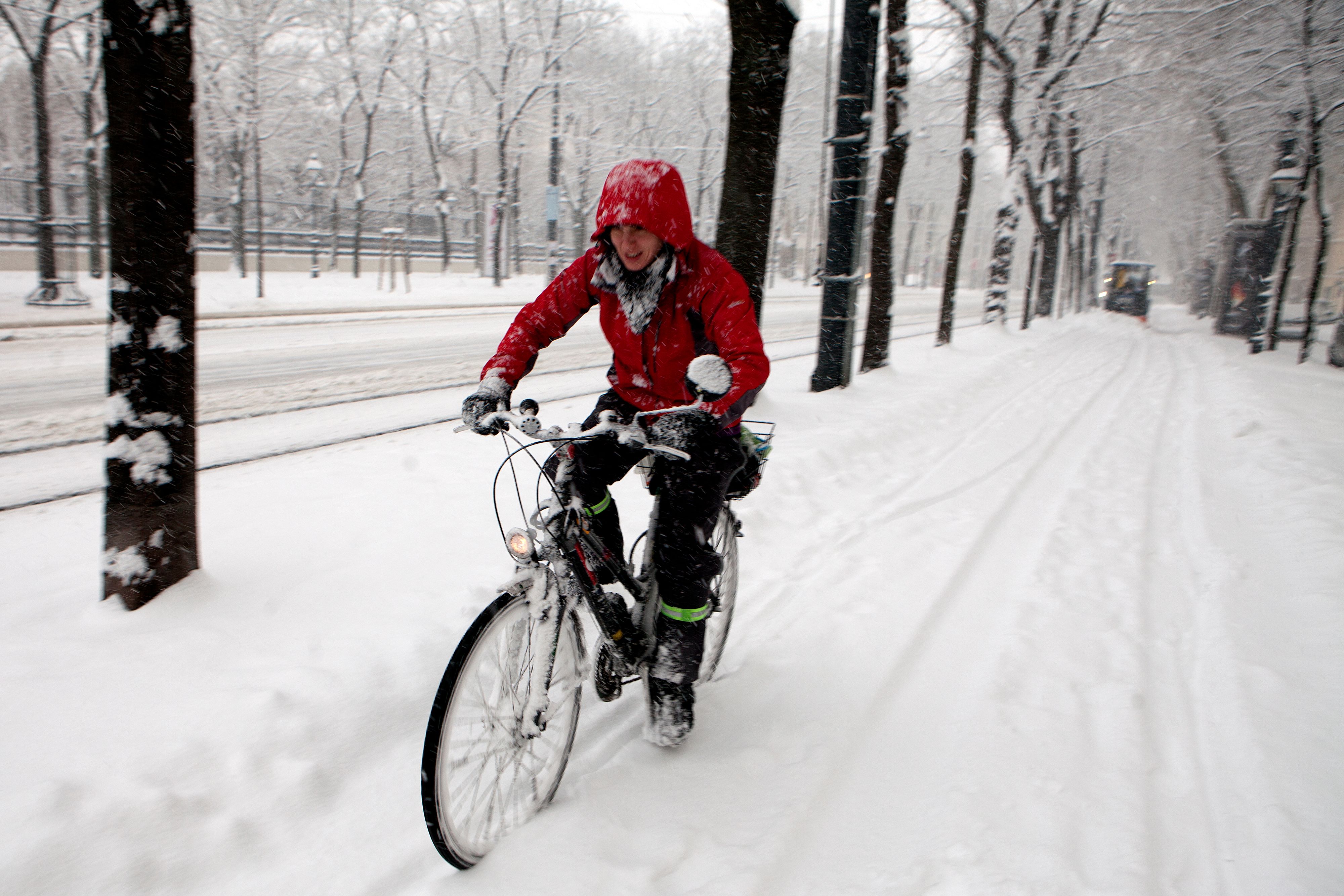 Der Verkehrsclub Österreich (VCÖ) verzeichnet für den Winter einen neuen Rekordwert an Radfahrern in Wien.