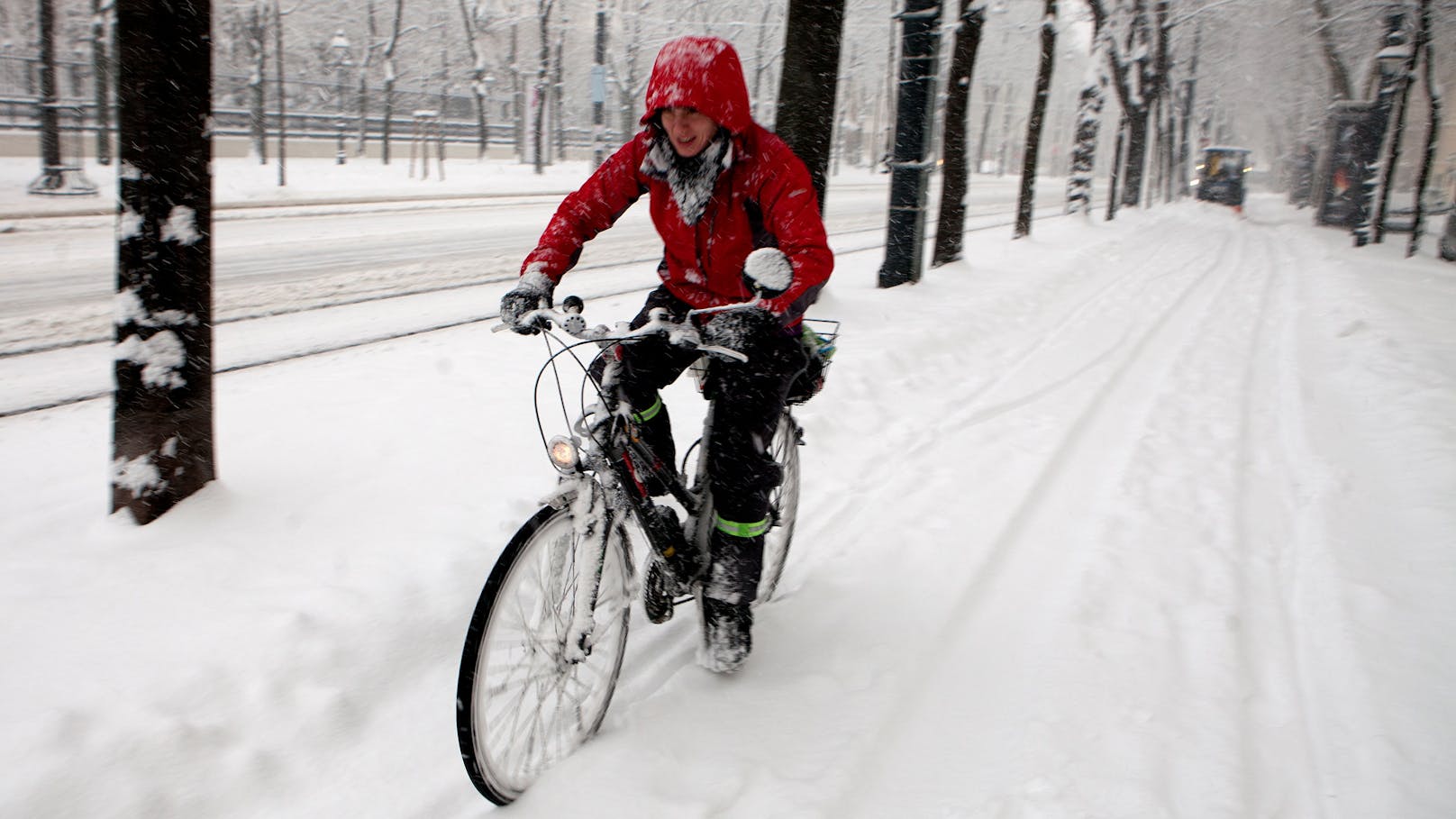 Der Verkehrsclub Österreich (VCÖ) verzeichnet für den Winter einen neuen Rekordwert an Radfahrern in Wien.