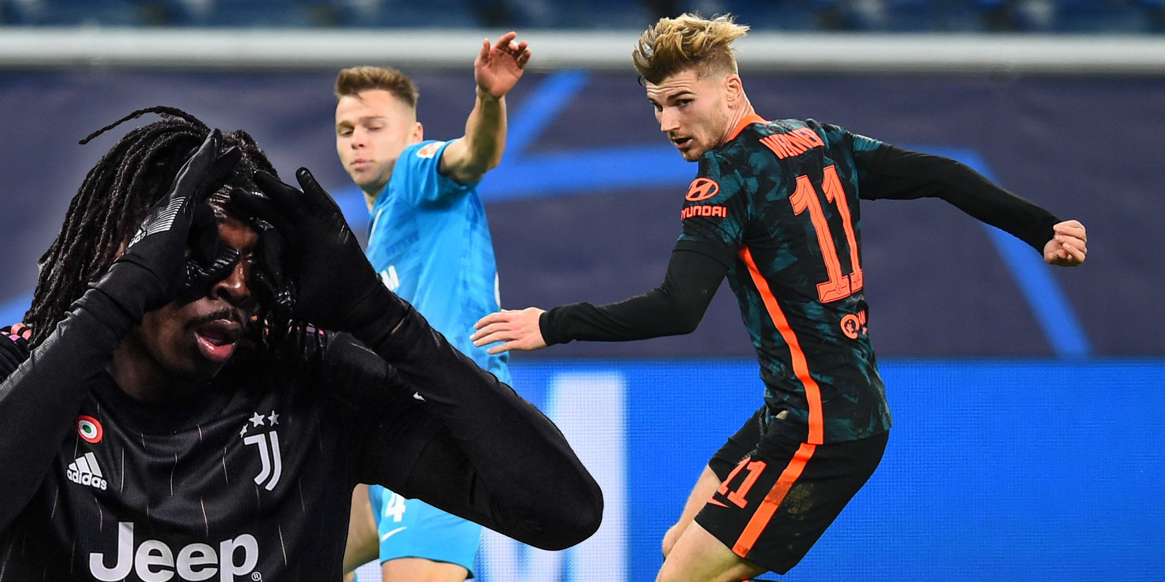 Moise Kean schießt Juve zum Sieg, Timo Werner trifft im Doppelpack.