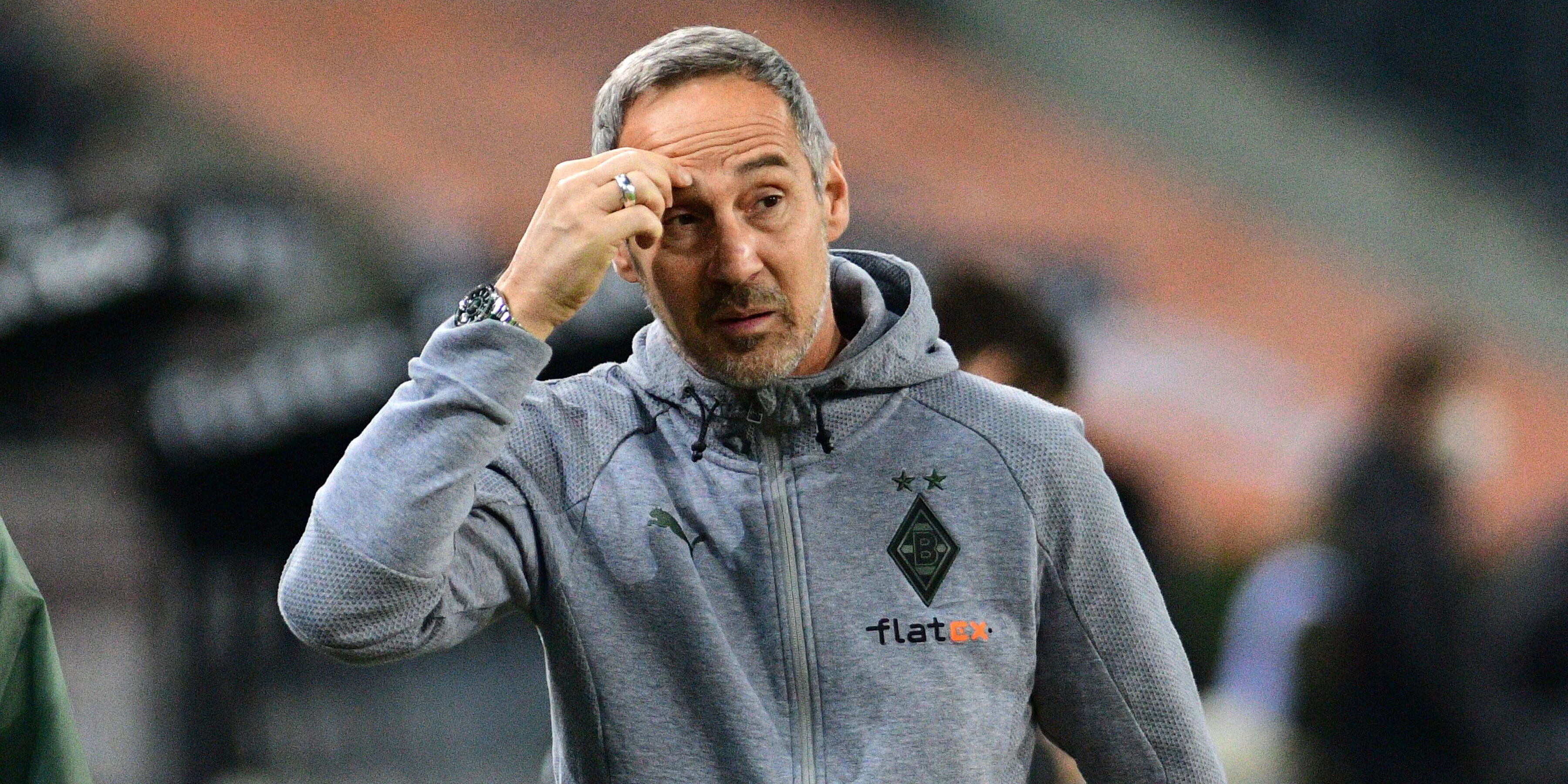 Sorgenfalten bei Adi Hütter
