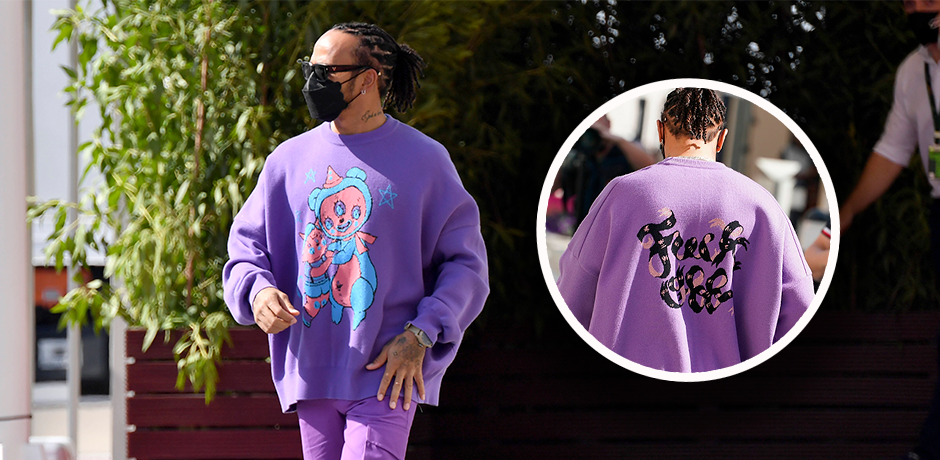 Lewis Hamilton mit einer klaren Botschaft in Richtung Max Verstappen. 