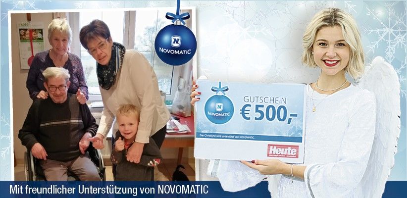 Johannes (l.) musste das rechte Bein ab dem Knie amputiert werden. Nun wird mit Hilfe des Christkind seine Wohnung behindertengerecht umgebaut.