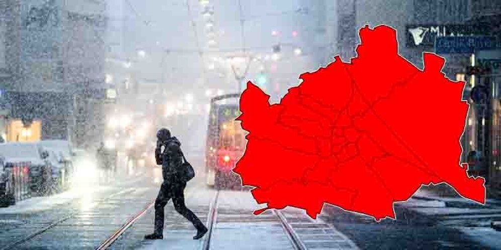 Rote Wetter-Warnstufe in der Bundeshauptstadt.