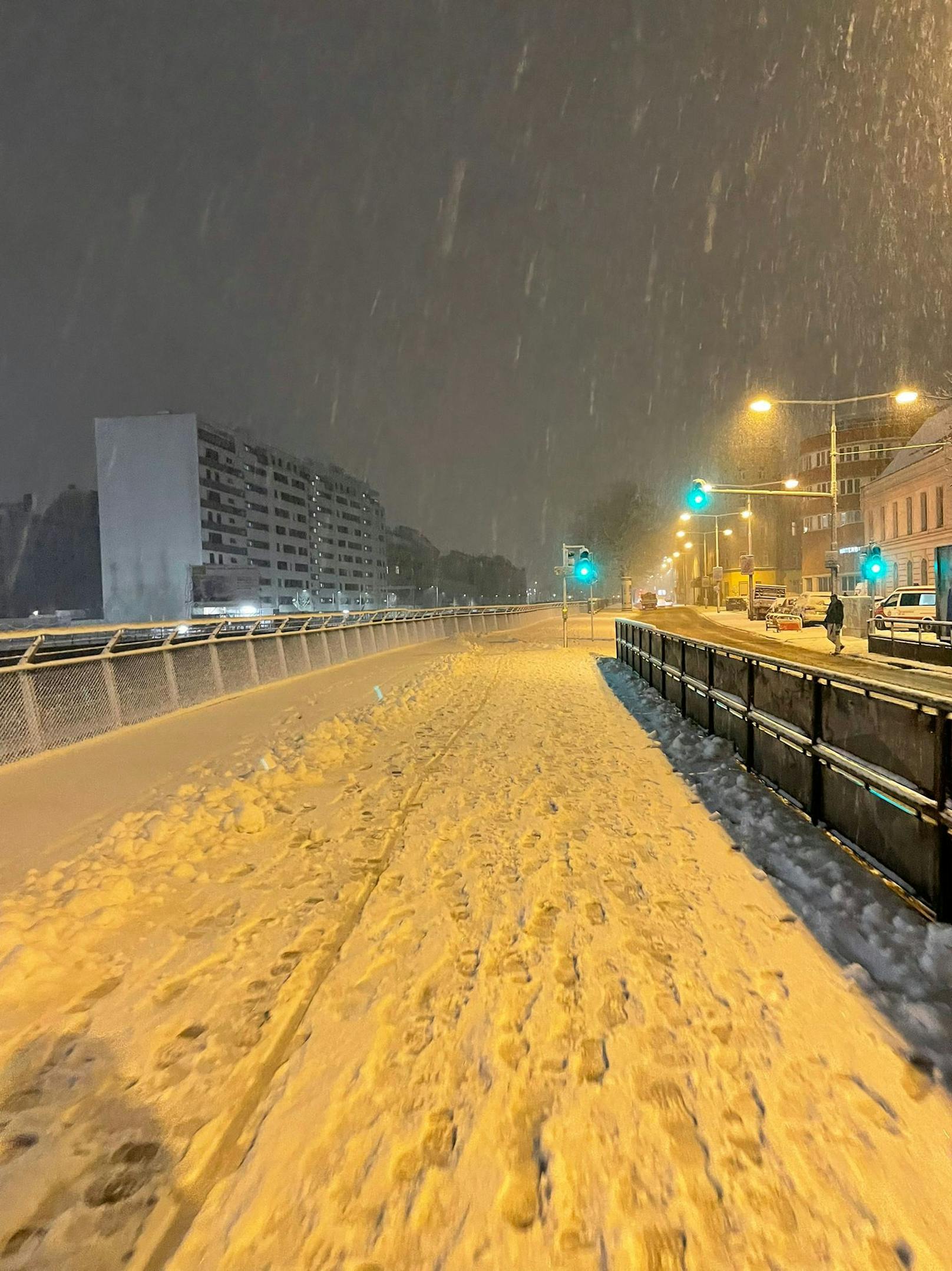 Eine dicke Schnee-Walze überrollt das ganze Land, in Wien wurde die rote Wetter-Warnstufe ausgerufen.