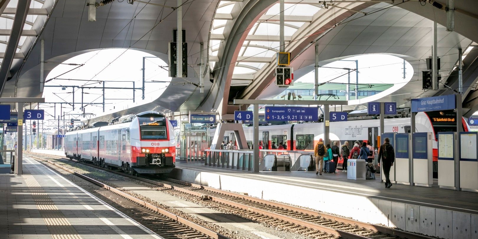 In den Bahnhöfen der ÖBB ertönen nun drei verschiedene Gongs.