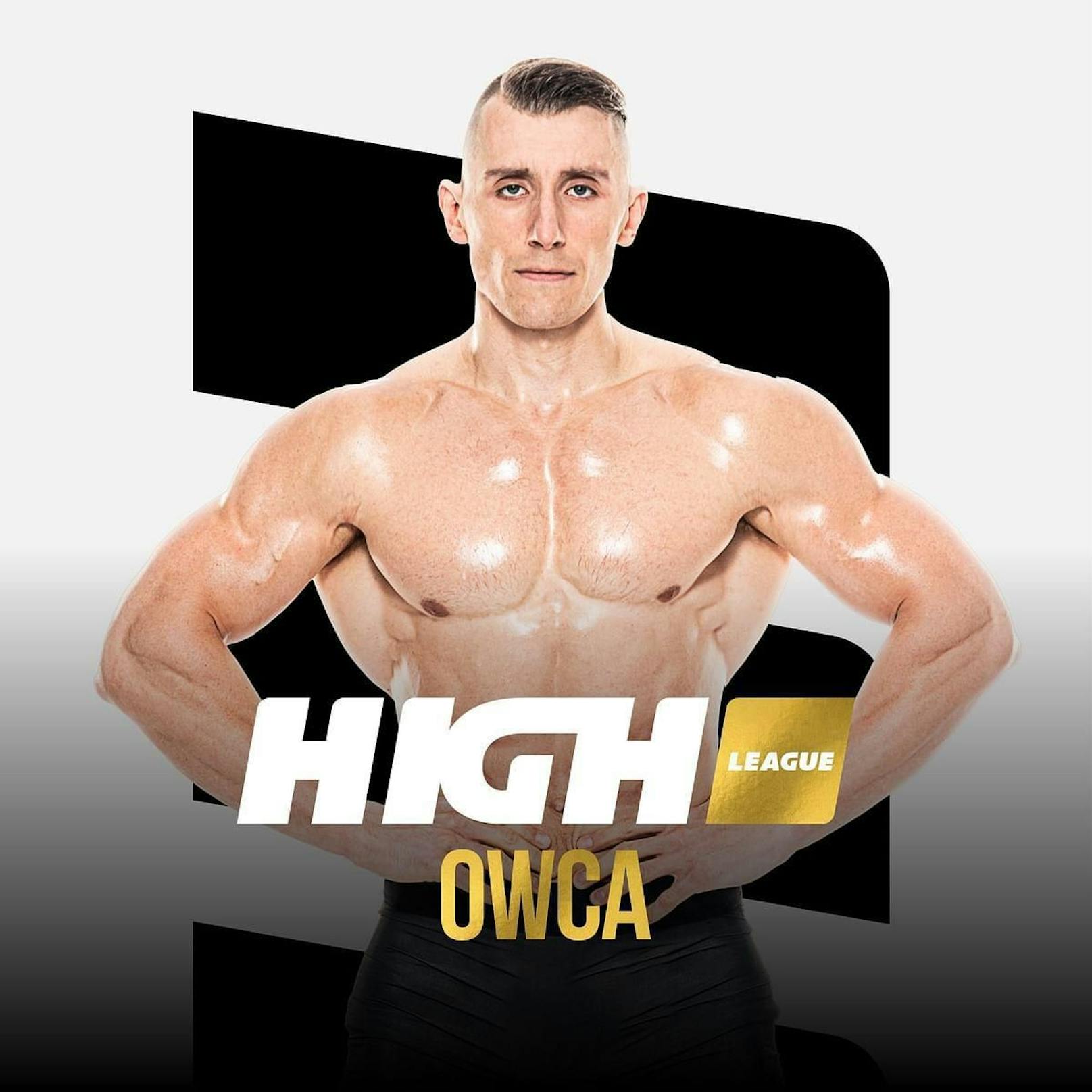 Sein Gegner Michal "Owca" Owczarzak ist ein Bodybuilder-YouTuber.