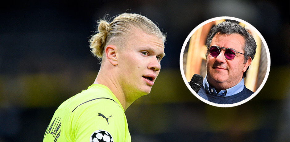 Mino Raiola spricht über den Wechsel von Erling Haaland. 