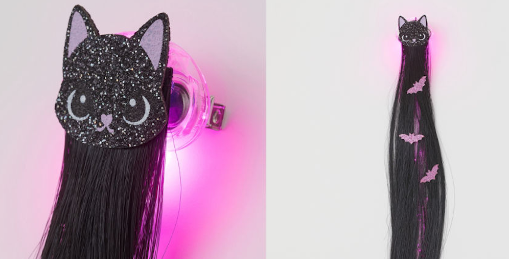 Das Haarteil mit LED-Licht stellt eine Gefahr für die Gesundheit von Kindern dar.&nbsp;