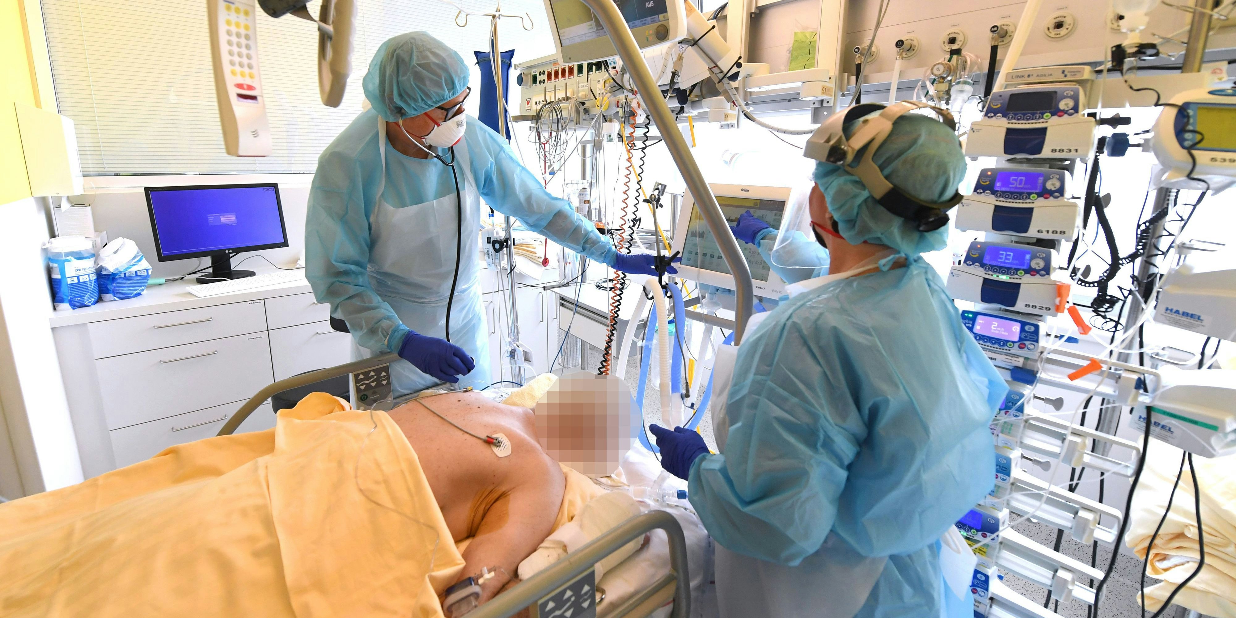 Die Intensivstationen könnten noch zu voll sein, wenn Omikron in Österreich völlig ausbricht.