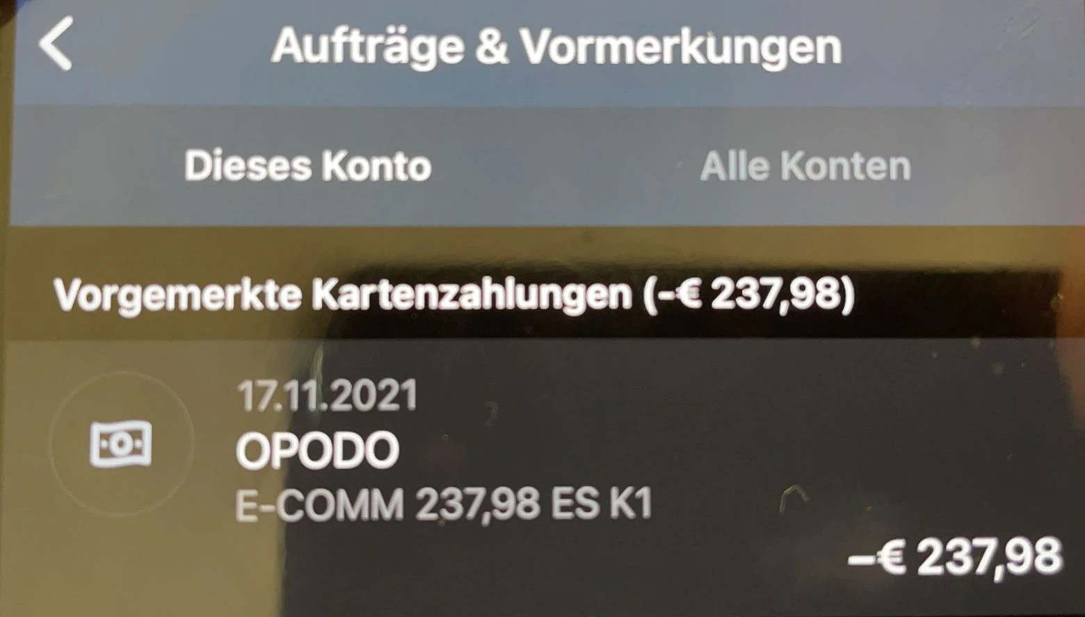 Andrea will beweisen: "Opodo hat mein Geld und muss es freigeben."