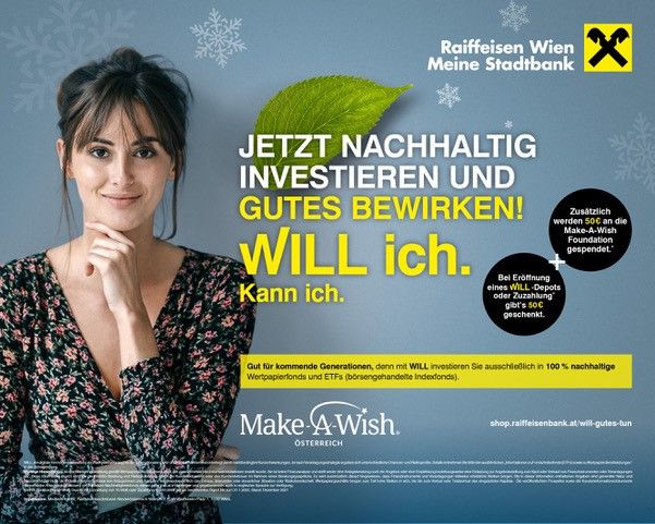 Make-A-Wish - eine doppelt gute Investition.