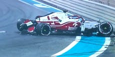 Räikkönen zerlegt am letzten Wochenende seinen Boliden