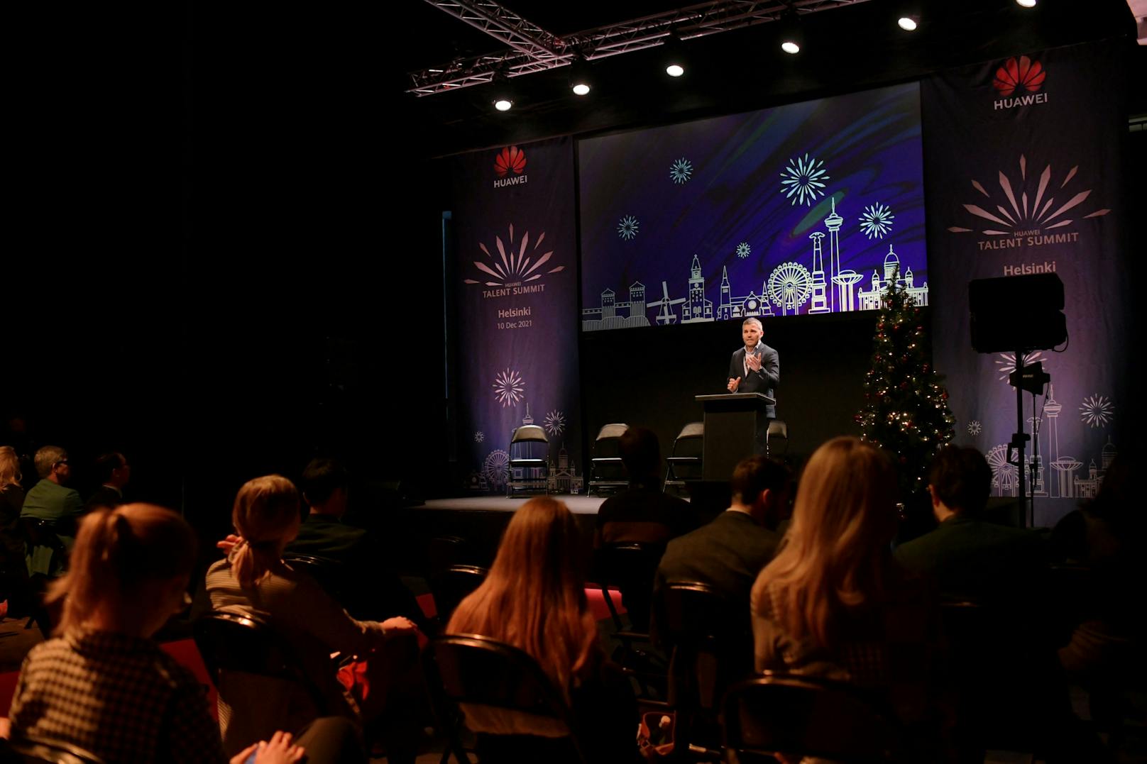 Kenneth Fredriksen, Vice President von Huawei CEE&amp;Nordic Region am Talent Summit 2021.