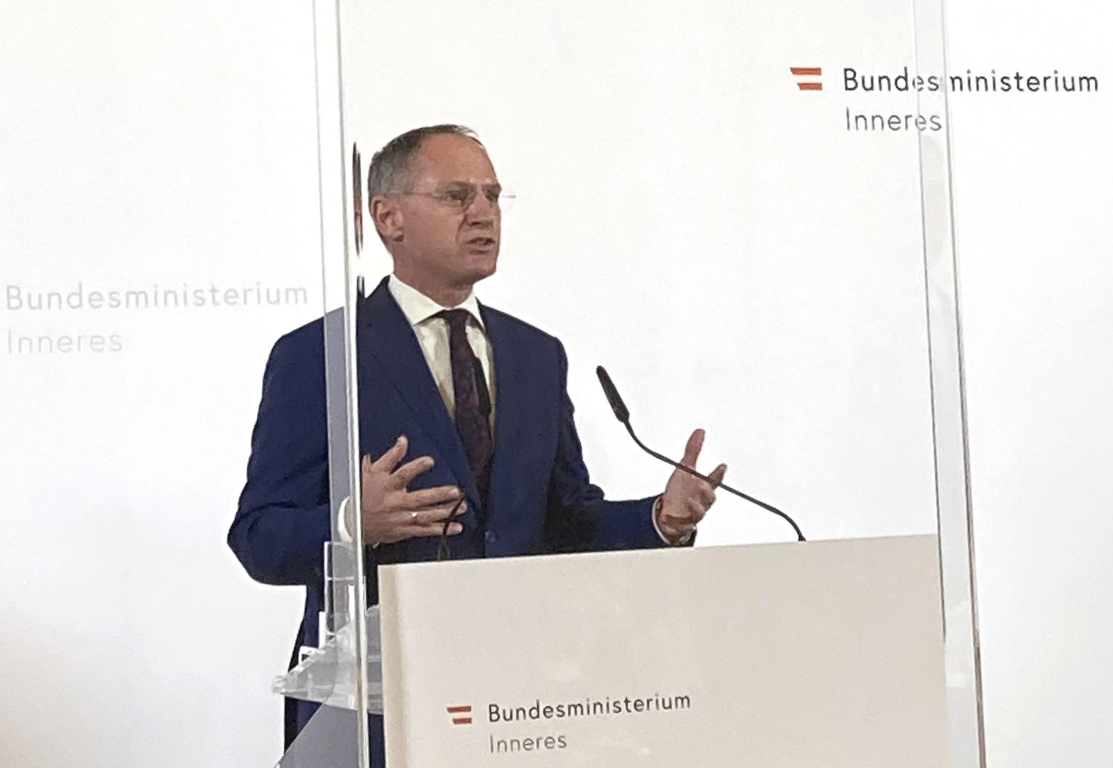 Innenminister <strong>Gerhard Karner</strong>: 