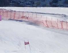 Lara Gut stürzt in St. Moritz