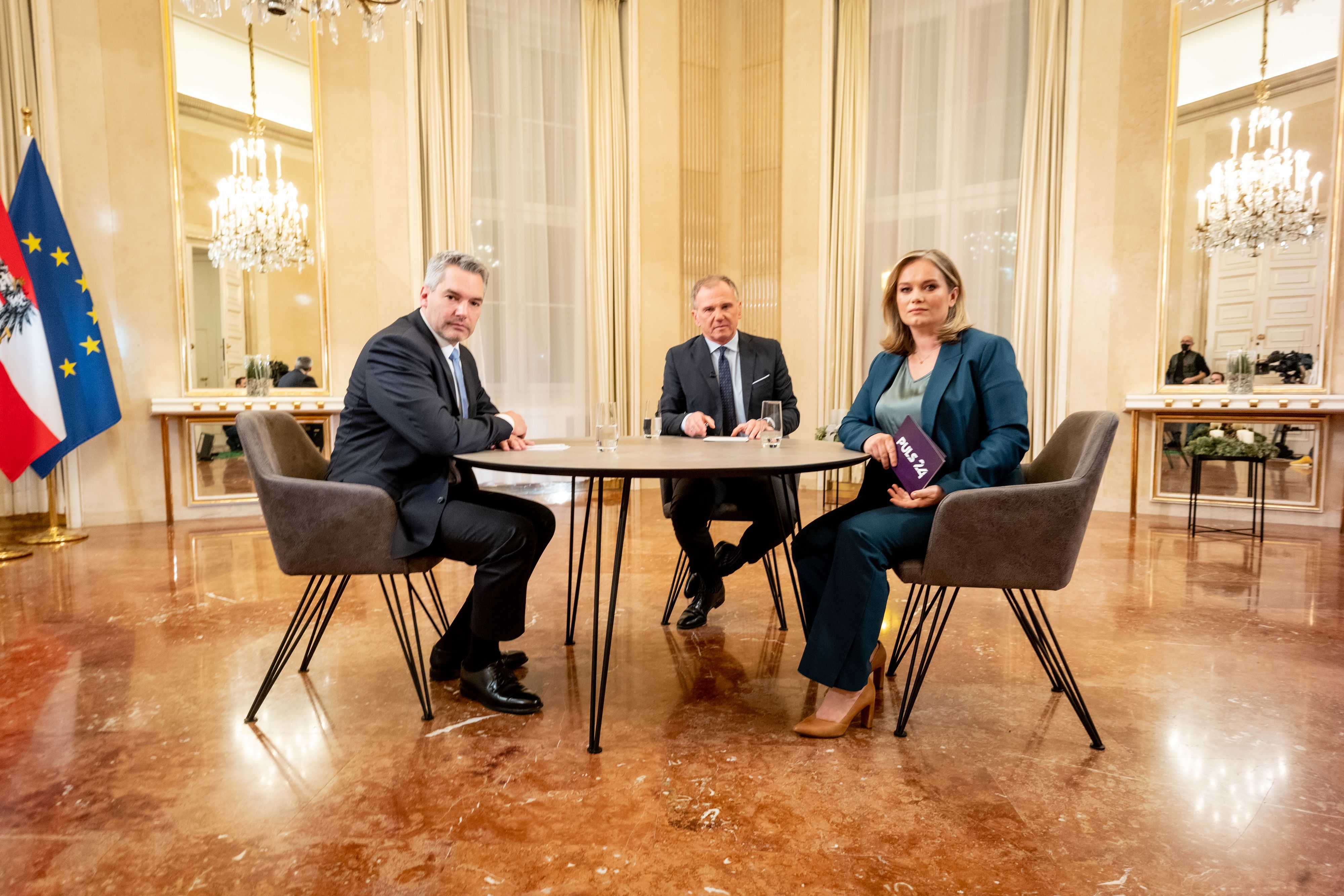 Bundeskanzler Karl Nehammer im ersten großen TV-Interview.