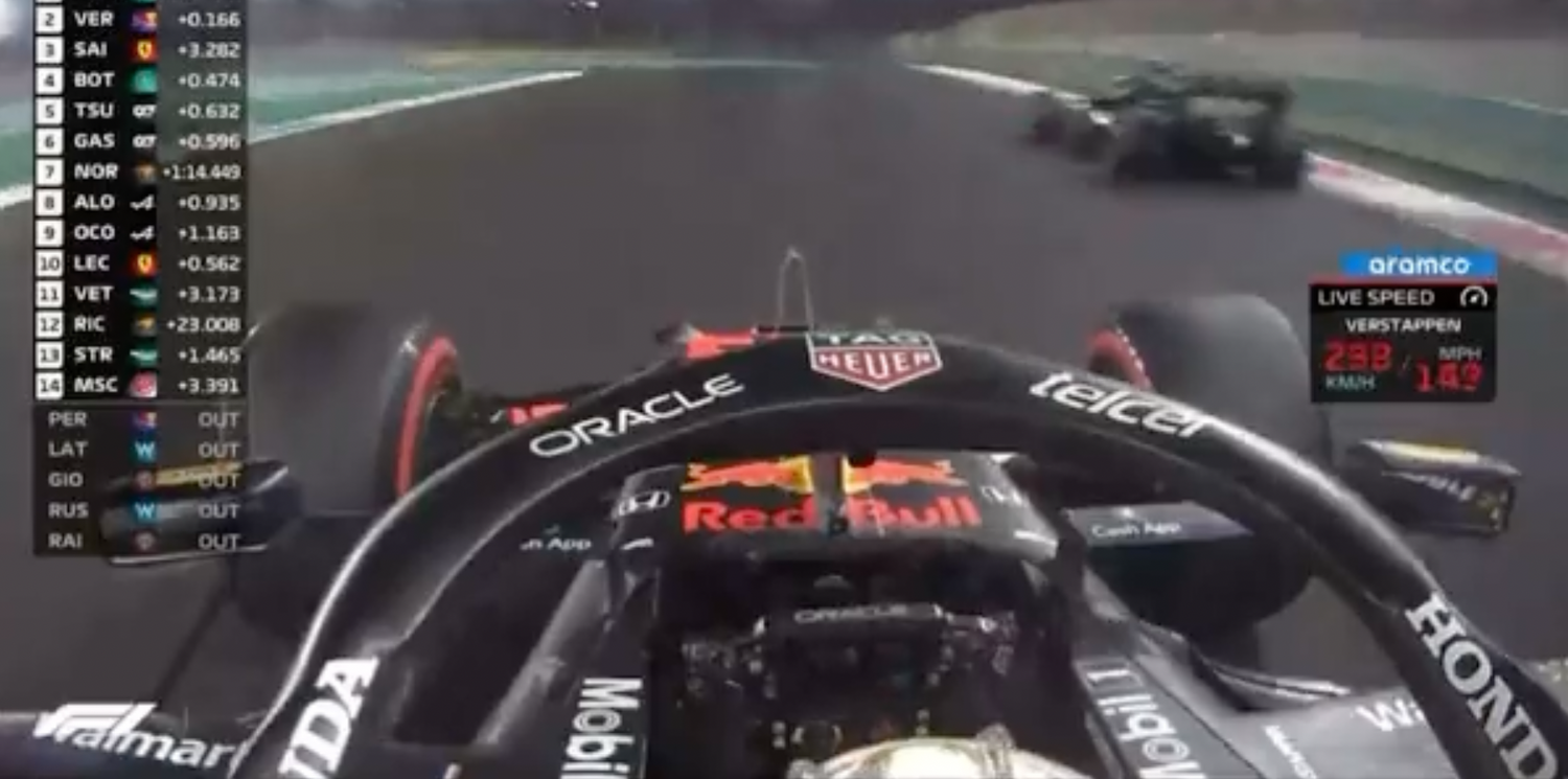 Verstappen überholt Hamilton