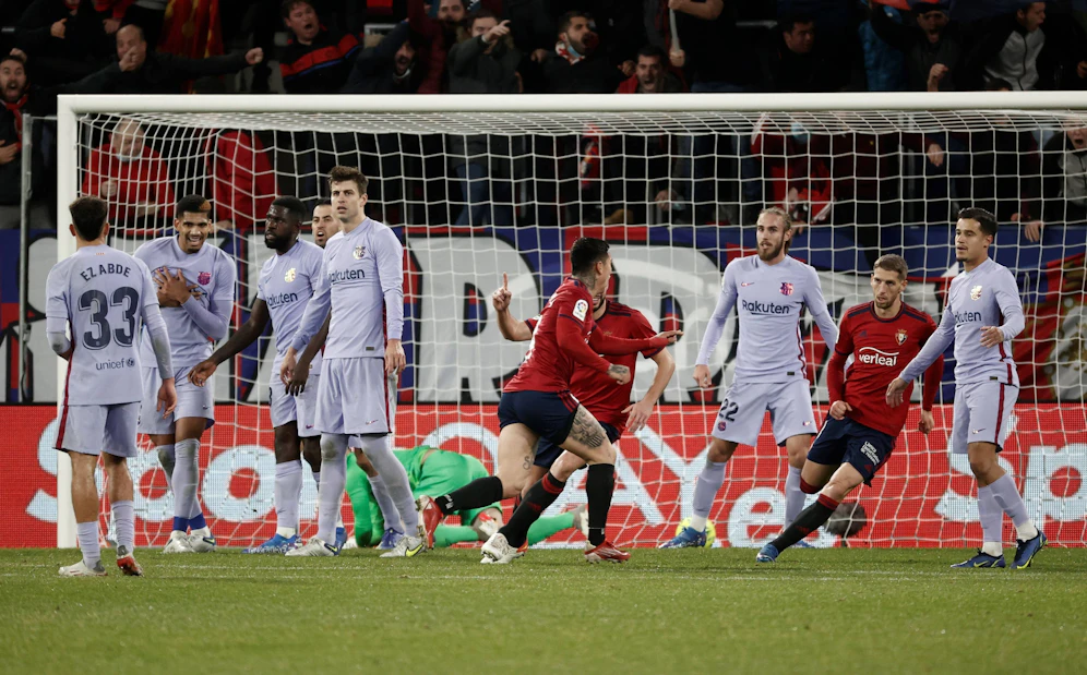 Barca enttäuscht gegen Osasuna.