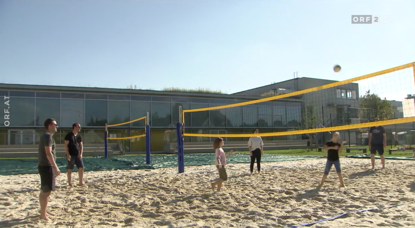 Die Sportplatzanlage in Oberndorf bei Salzburg