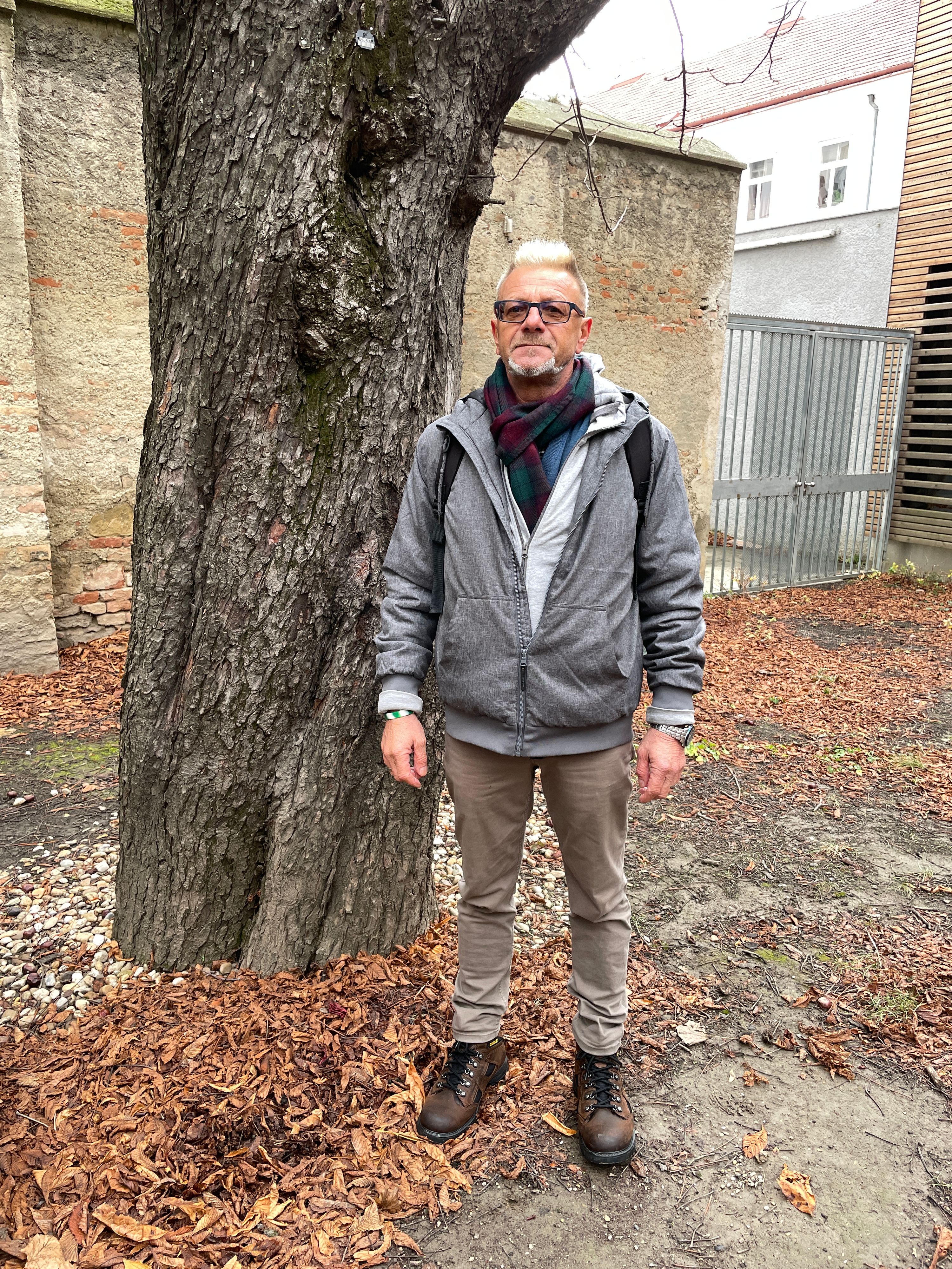 Andreas C. (52) schlief auf der Straße. 