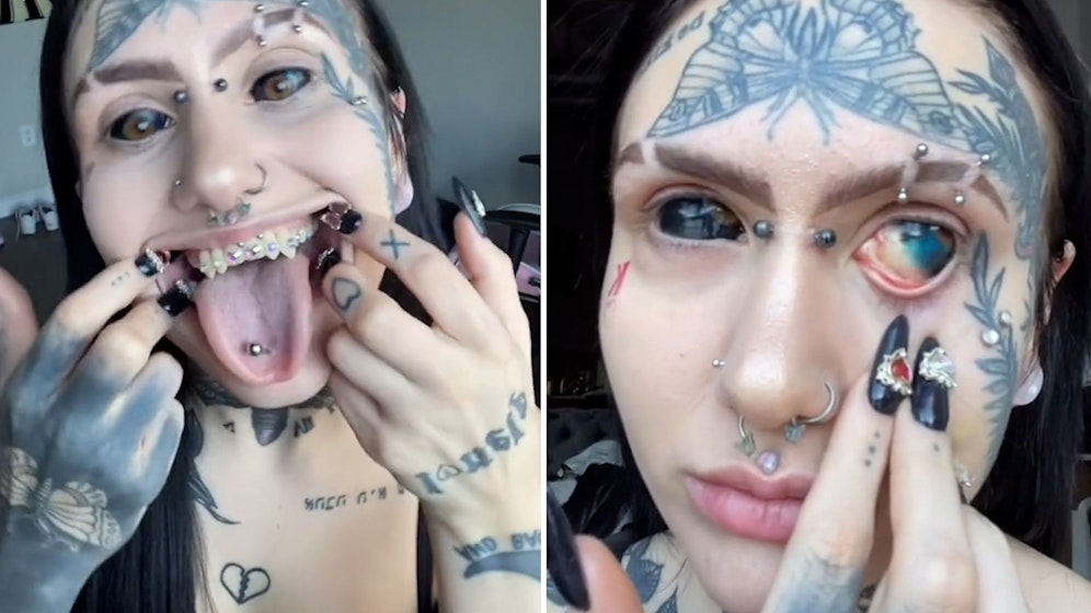 Kierstyn Milligan liebt Tattoos und Piercings.