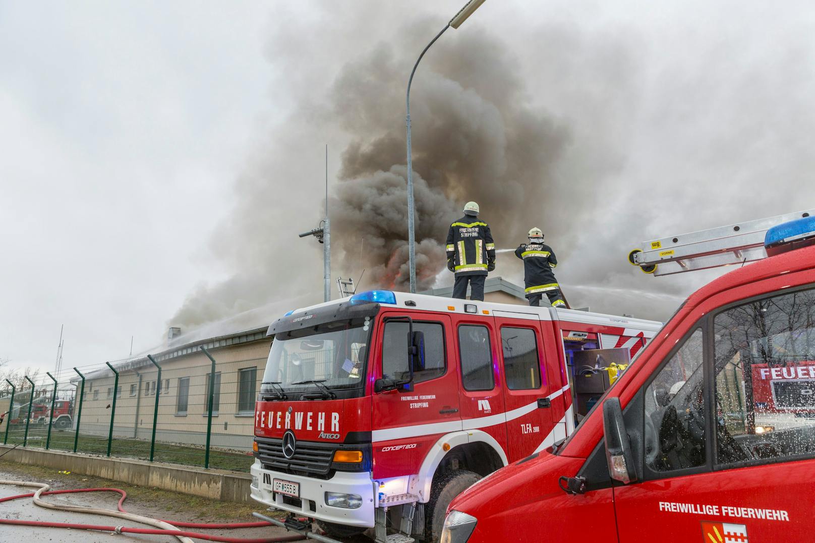 Feuerwehr leistete Schwerarbeit.