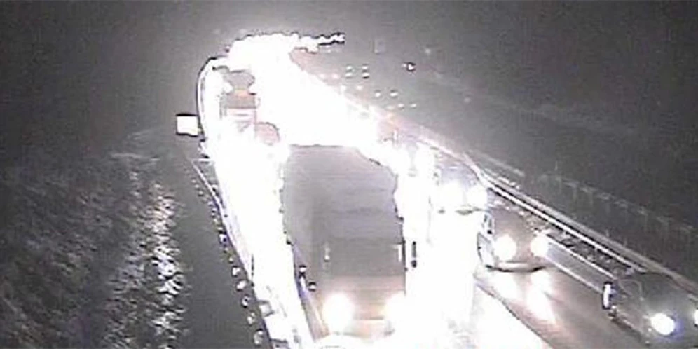 Auf der A2 bei Neunkirchen ging um 7 Uhr früh gar nichts mehr.