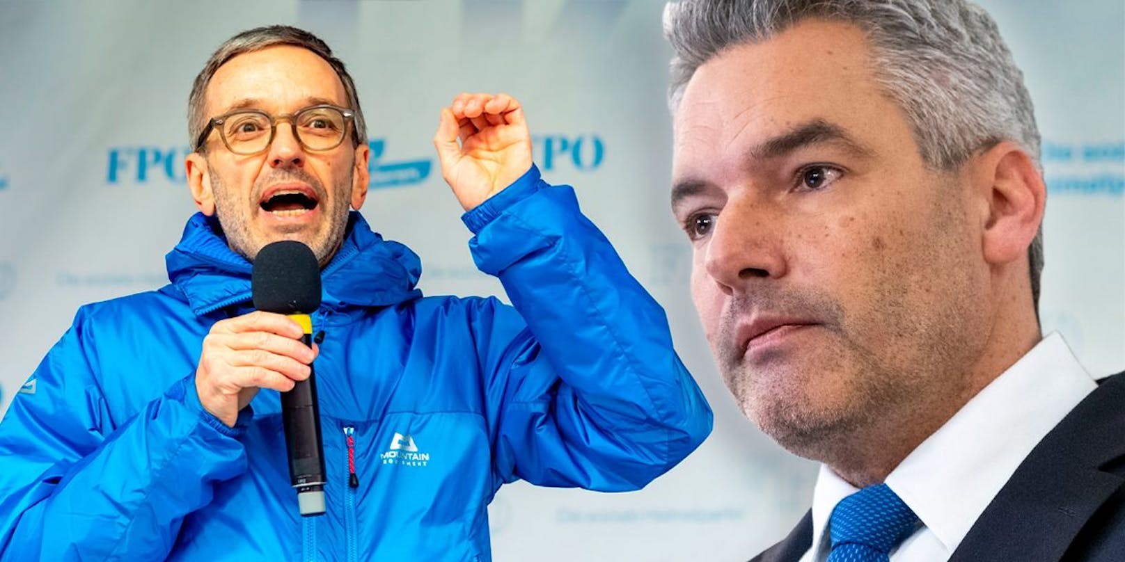 FPÖ-Chef Herbert Kickl attackiert Kanzler Karl Nehammer (ÖVP) scharf.