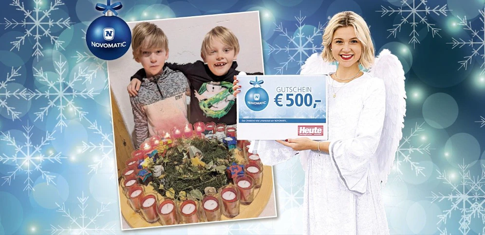 Nico und Thorian (v.l.) leben in der Sozial-WG Roseldorf. Sie freuen sich über die 500 Euro vom Christkind, um Ausflüge machen zu können.