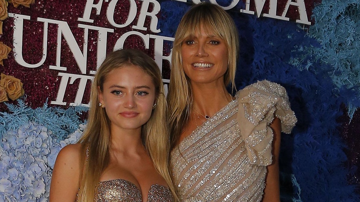 Heidi Klum (r.) mit ihrer 17-jährigen Tochter Leni