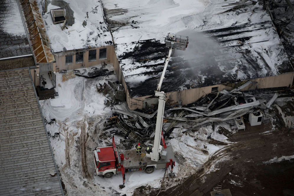 Ausmaß der Zerstörung in Baumgarten
