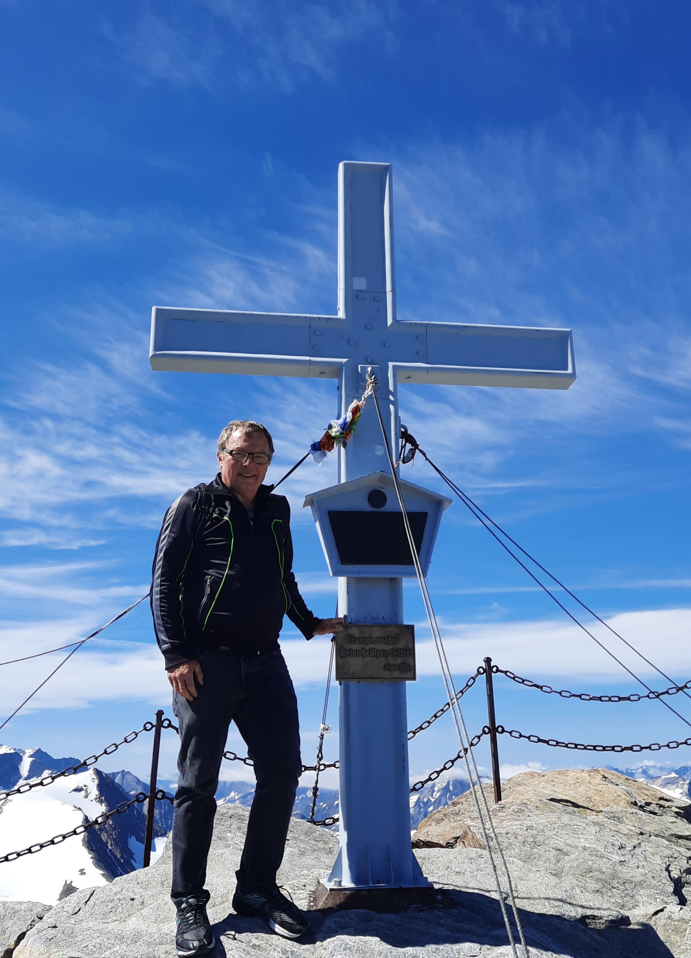 Mittlerweile kann Adi Hinterhölzl schon wieder in seine geliebten Berge gehen.