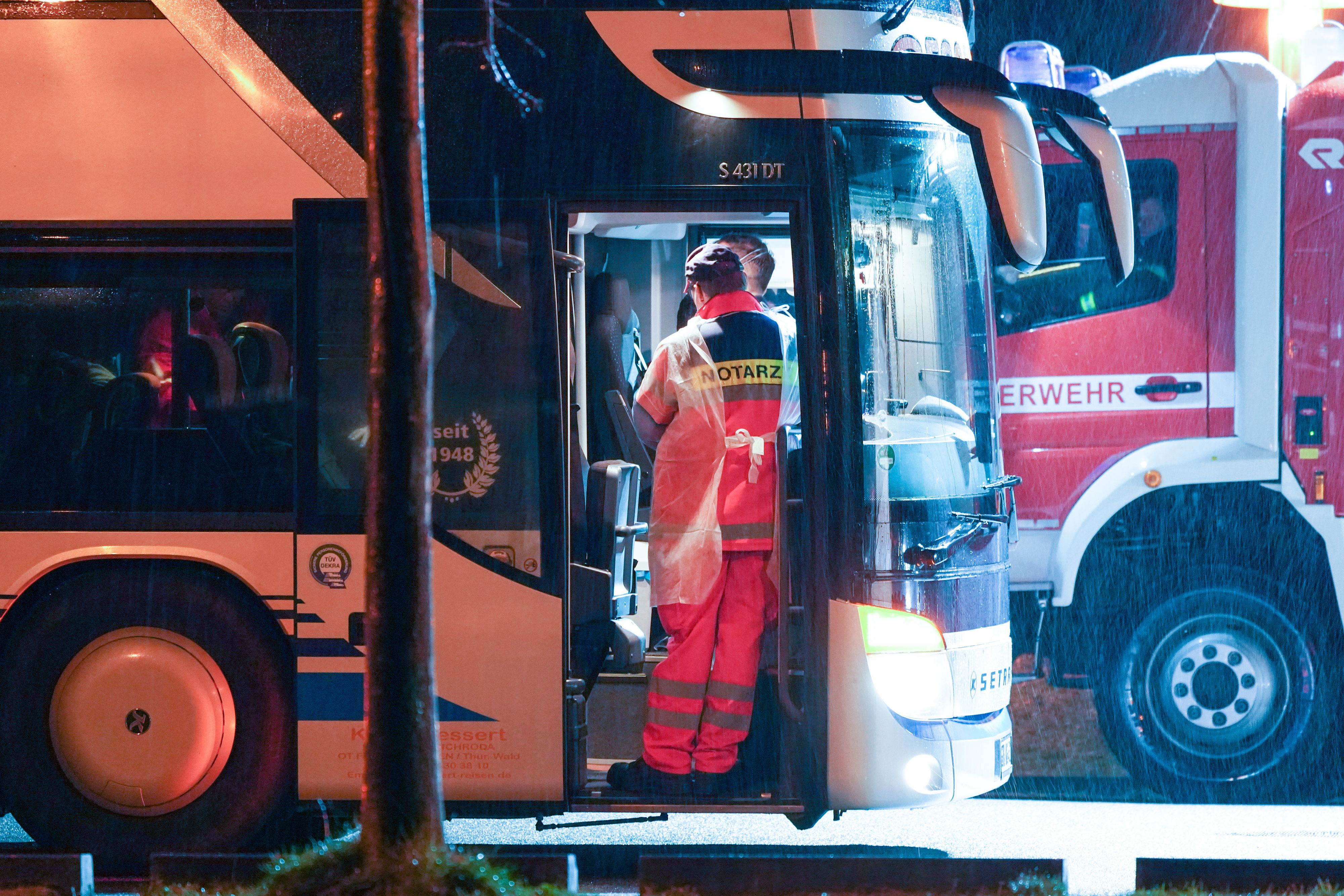 Der Notarzt konnte die Schüler in Sicherheit bringen.