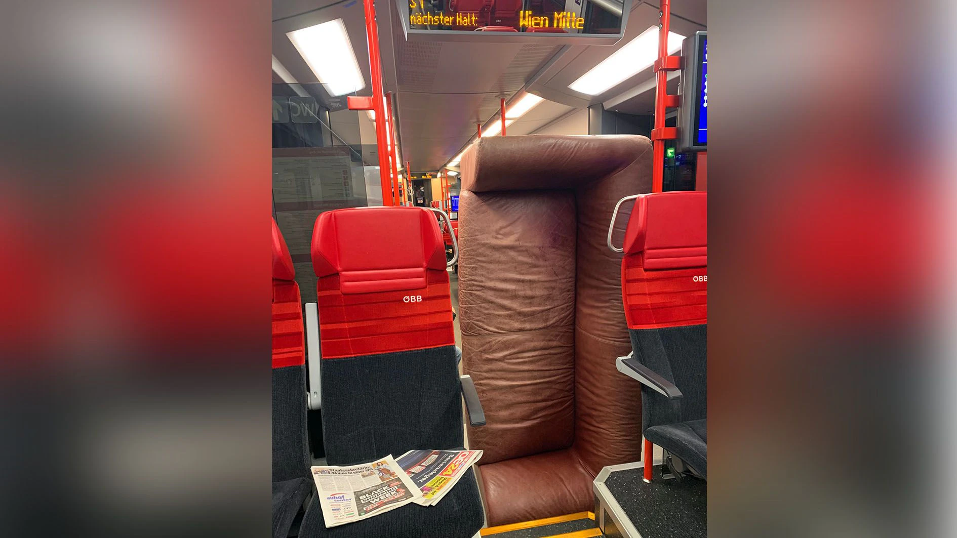 Da wollte sich wer den Transporter sparen...