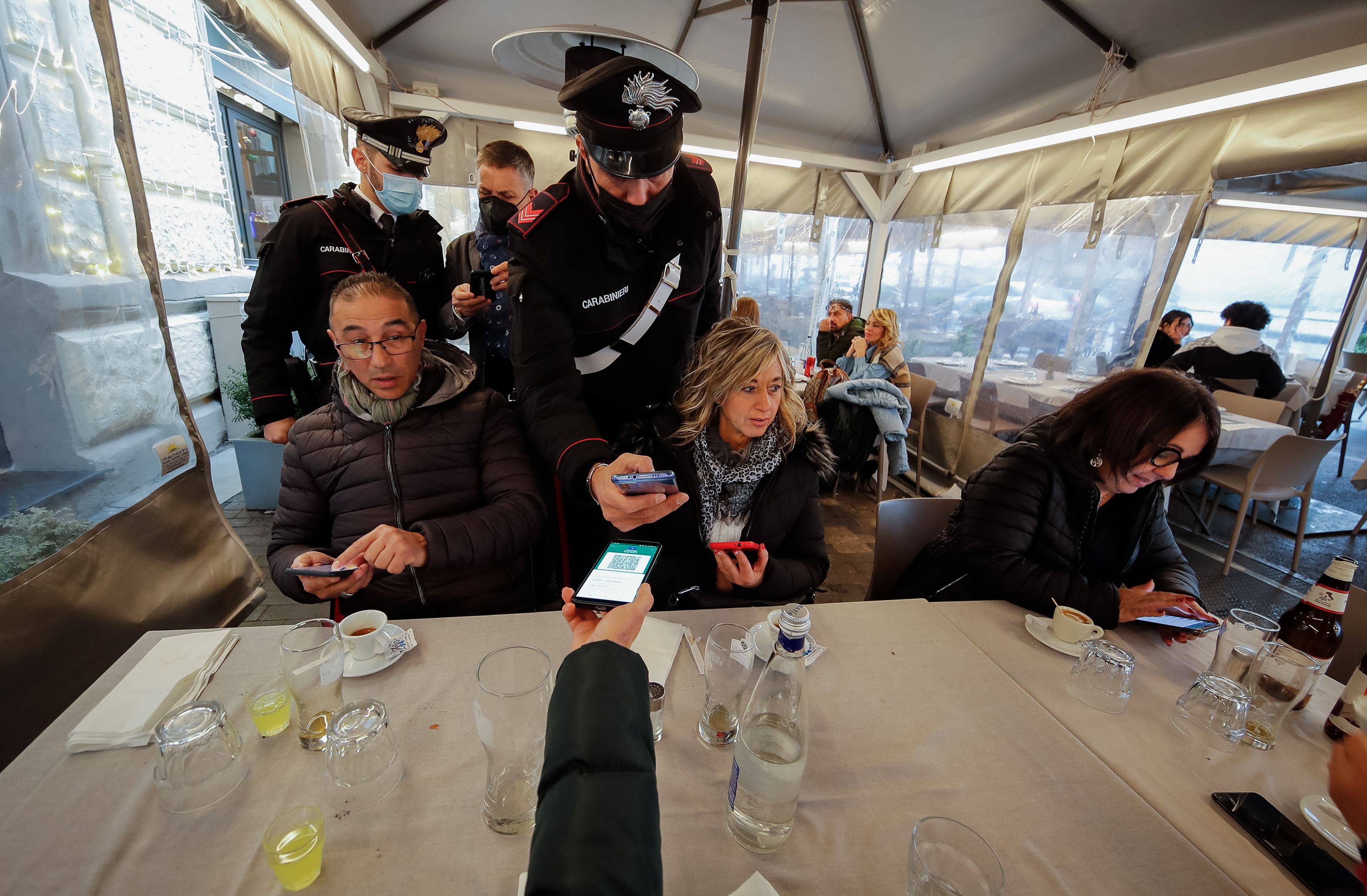 Scharfe Corona-Kontrollen in Italien.