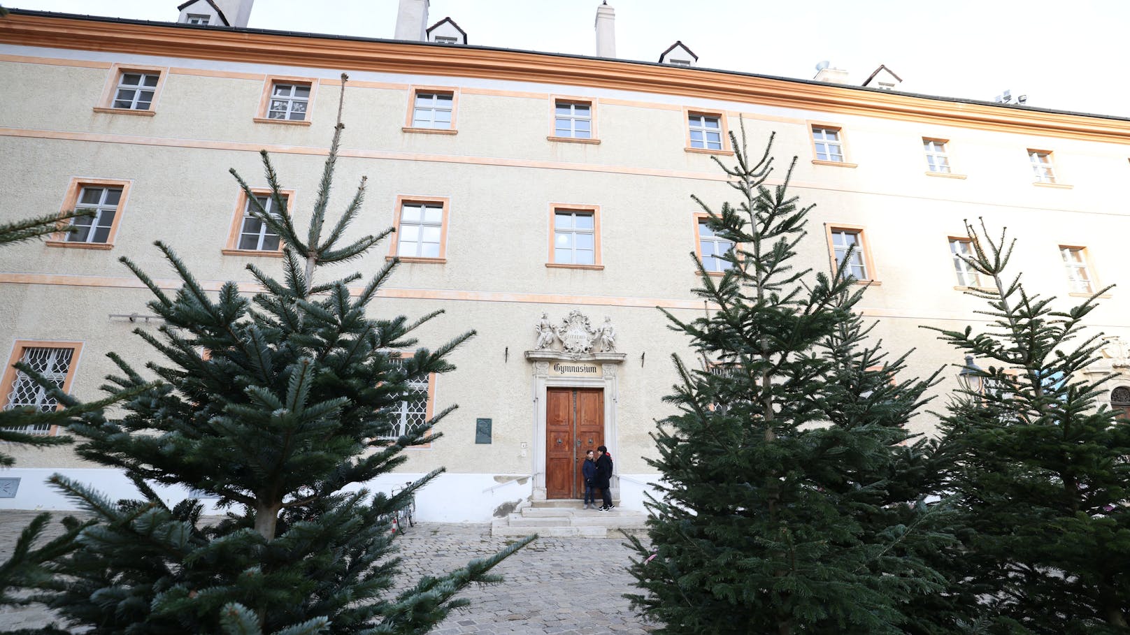 Im Piaristen-Gymnasium am Wiener Alsergrund geht Omikron-Angst um.