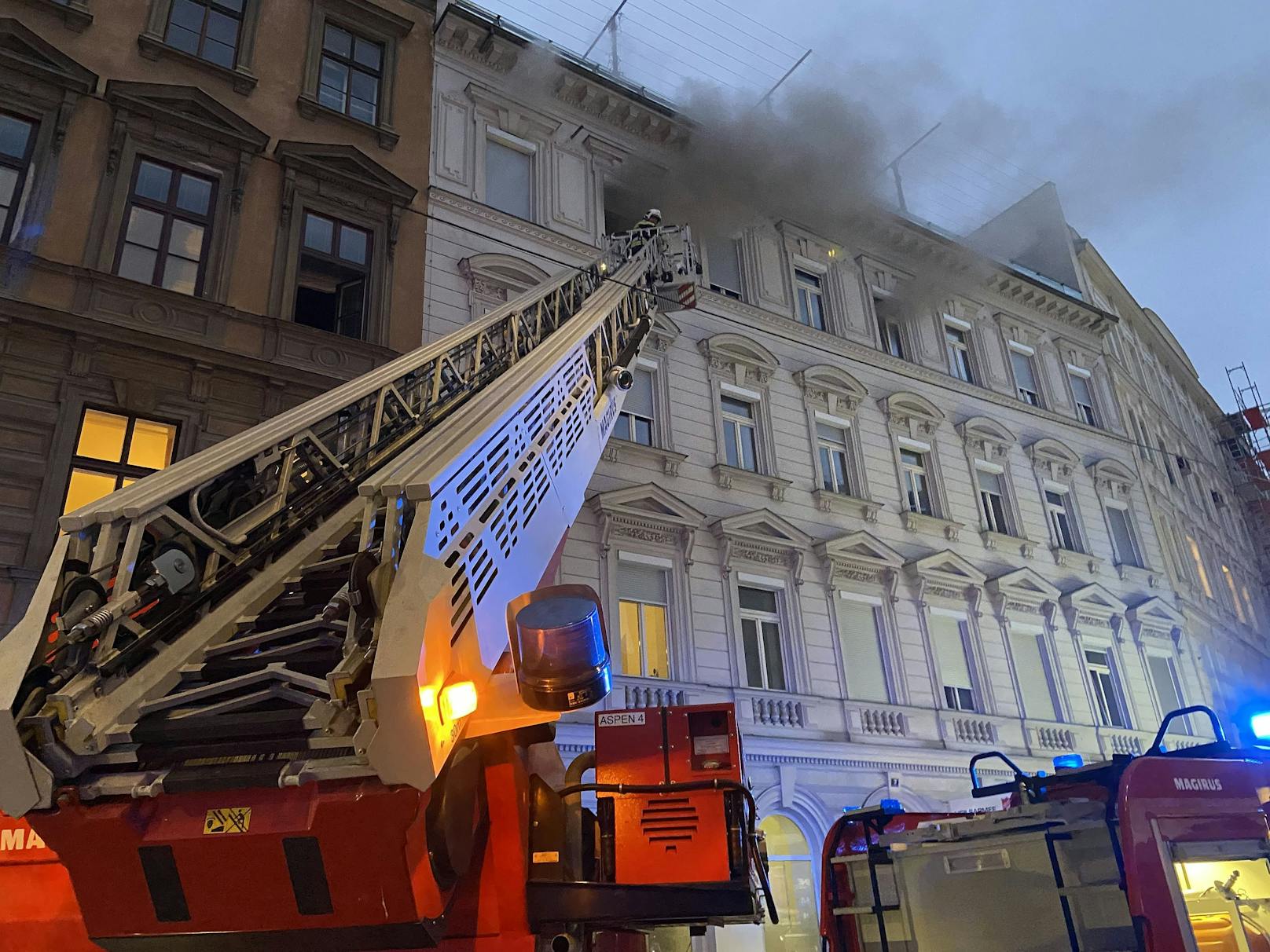 Großer Feuerwehr-Einsatz in der Wiener Leopoldstadt