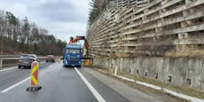 Tunnelbau – 330 Meter lange Stützmauer an S6 sank ab
