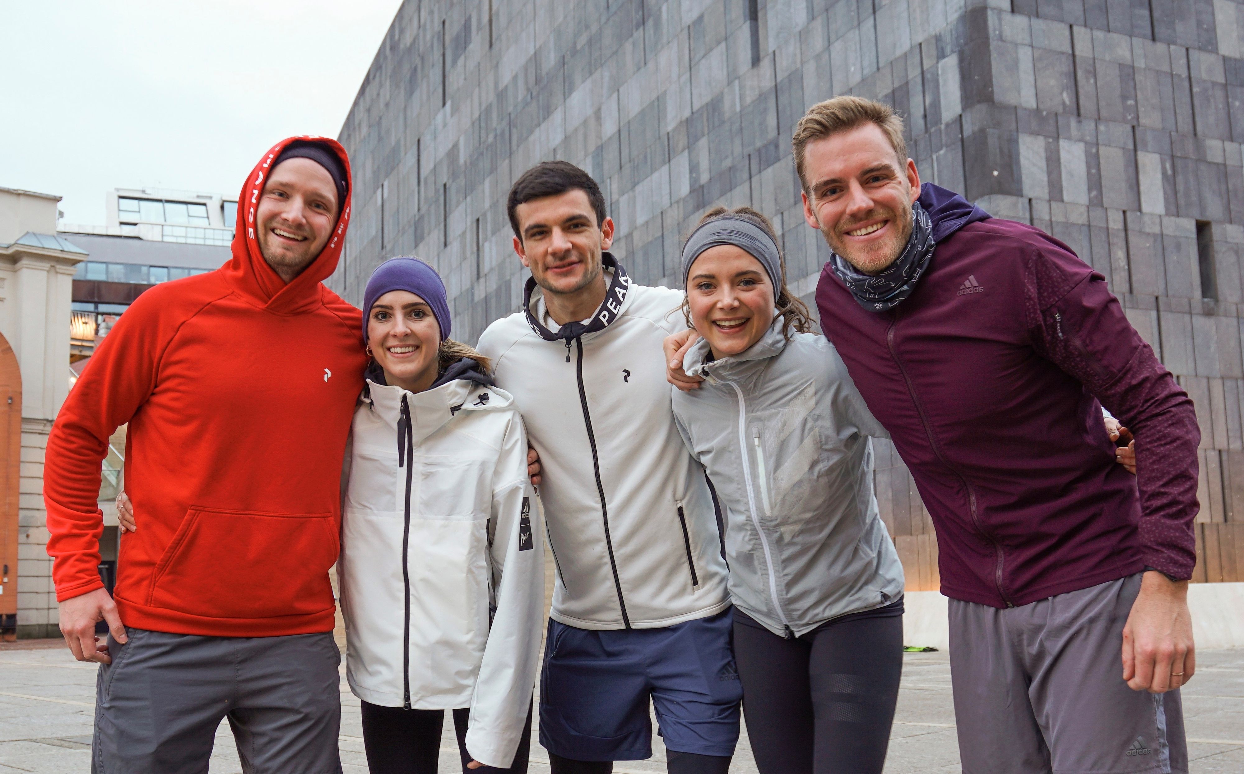 Dominik Kraihamer (Initiator/Gründer) mit Laura Gottardi, Fabian Netahlo, Julia Perz und Markus Aumer